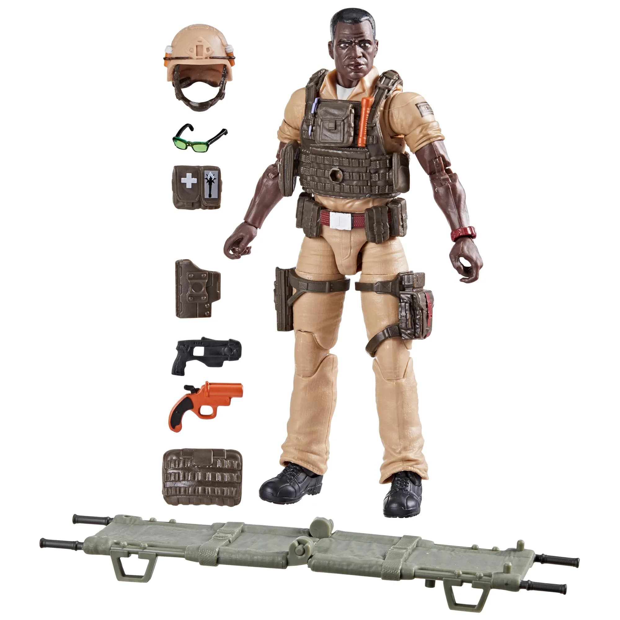 G.I. Joe Classified Series #122 Carl Doc Greer Action Figure 6-inch | Collectible with Accessories — Multicolor