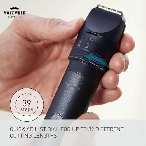 Panasonic MultiShape Beard & Hair Trimmer ER-ACKN1-HB | 39 Cutting Lengths, 0.5mm Precision, Wet/Dry Use thumbnail 2