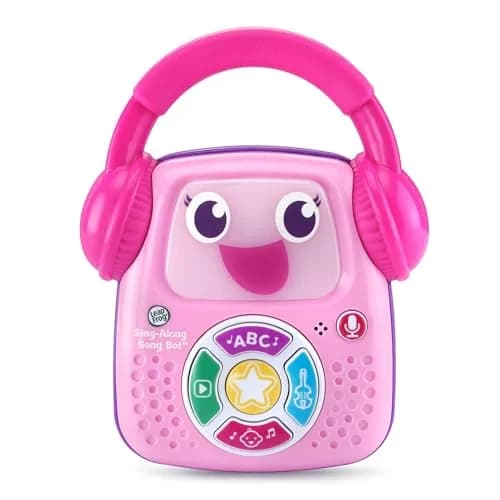 LeapFrog Sing-Along Song Bot, Pink 10.4 cm (4.1") x 14.0 cm (5.5") x 4.7 cm (1.9") | Educational Learning Toy for Toddlers thumbnail 4