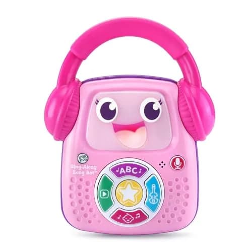 LeapFrog Sing-Along Song Bot, Pink 10.4 cm (4.1") x 14.0 cm (5.5") x 4.7 cm (1.9") | Educational Learning Toy for Toddlers thumbnail 2