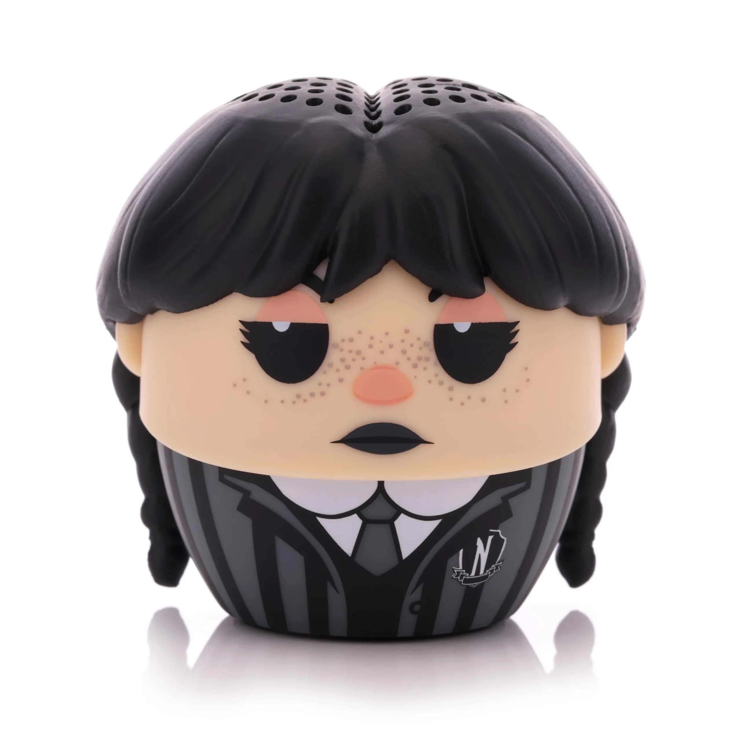 Bitty Boomers Wednesday Addams Mini Bluetooth Speaker | Pop Culture Sound — Multicolored