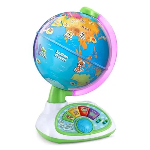 LeapFrog LeapGlobe Interactive Electronic Globe for Kids | 19.3cm x 20.8cm x 31cm (7.6" x 8.3" x 12.2") thumbnail 4