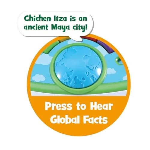 LeapFrog LeapGlobe Interactive Electronic Globe for Kids | 19.3cm x 20.8cm x 31cm (7.6" x 8.3" x 12.2") thumbnail 8