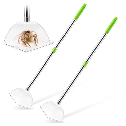 Saillong 2 Pack Large Spider Catcher with Long Handle, 80cm (31 inch) | Humane Insect & Fly Catcher thumbnail 1
