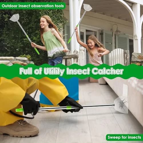 Saillong 2 Pack Large Spider Catcher with Long Handle, 80cm (31 inch) | Humane Insect & Fly Catcher thumbnail 7