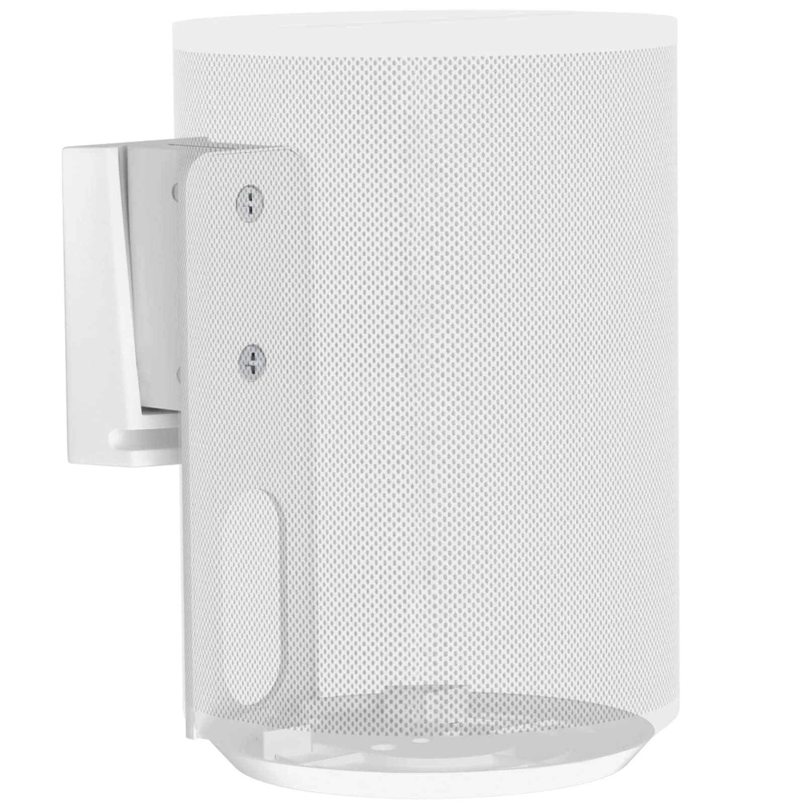 PUTORSEN Speaker Wall Mount for Sonos Era 100, Tilt & Swivel, 1 Pack, White | Mounts to Wood, Solid or Brick Walls - main product image