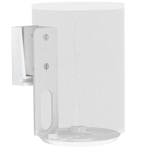 PUTORSEN Speaker Wall Mount for Sonos Era 100, Tilt & Swivel, 1 Pack, White | Mounts to Wood, Solid or Brick Walls thumbnail 1