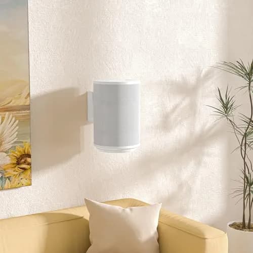 PUTORSEN Speaker Wall Mount for Sonos Era 100, Tilt & Swivel, 1 Pack, White | Mounts to Wood, Solid or Brick Walls thumbnail 7