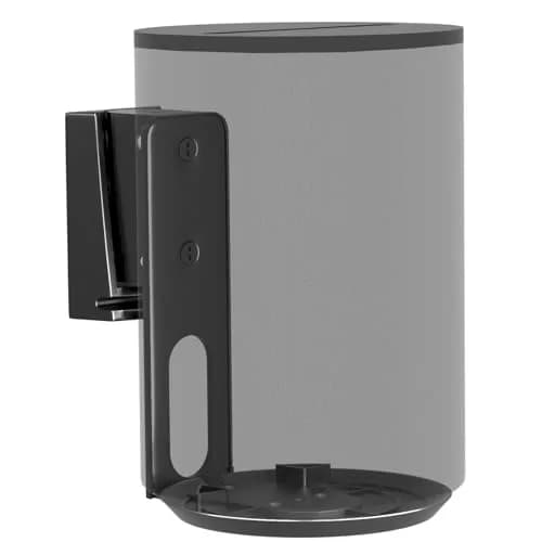 PUTORSEN Speaker Wall Mount for Sonos Era 100, Tilt & Swivel, 1 Pack Black | Metal Bracket for Better Audio thumbnail 1