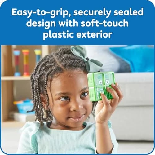 hand2mind Numberblocks One to Five Sensory Bottles, Ages 3+ | 5-Pack, Multicolor thumbnail 6