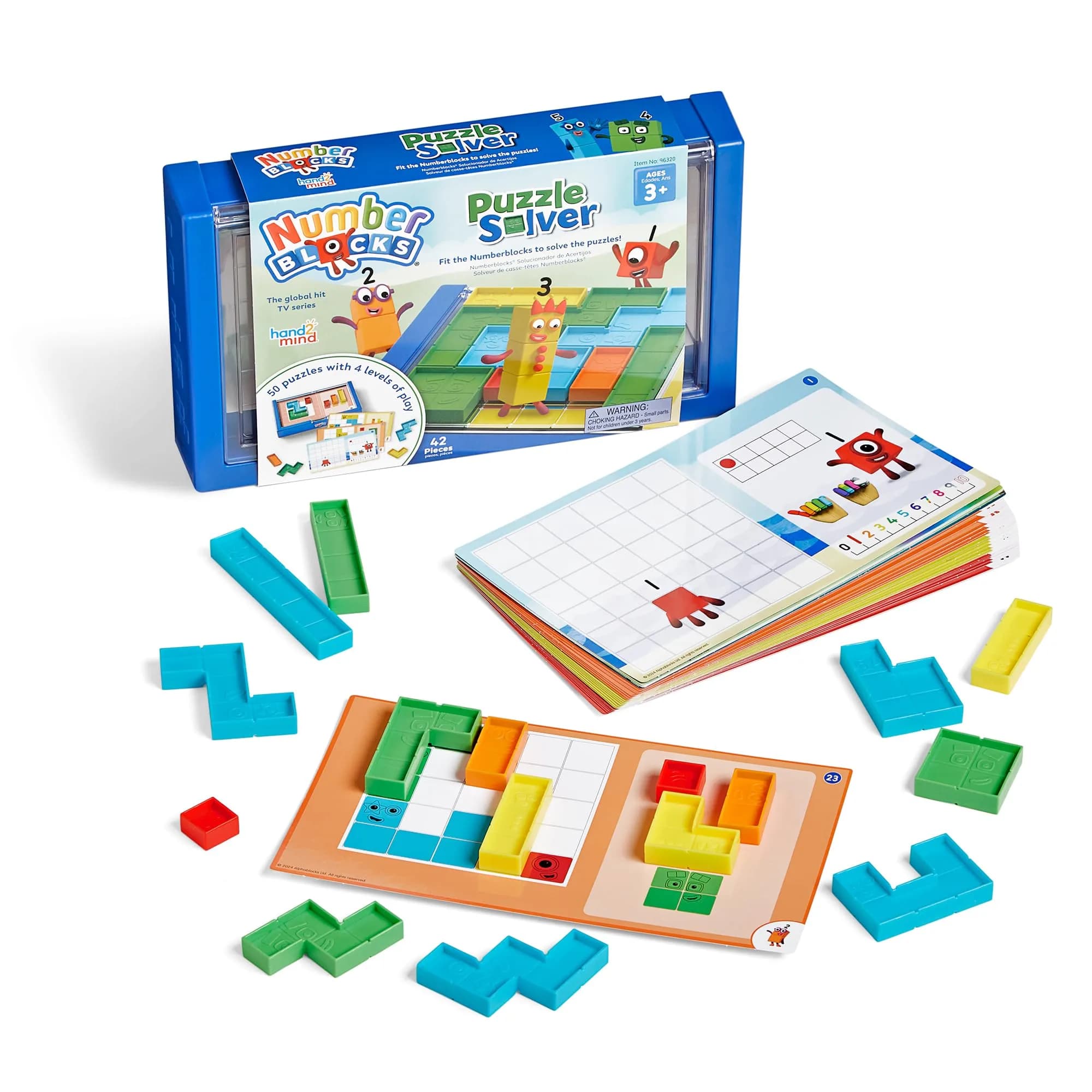 Numberblocks Puzzle Solver Logic Puzzle for Kids Ages 3+ | Math & Critical Thinking Toy — Multicolor