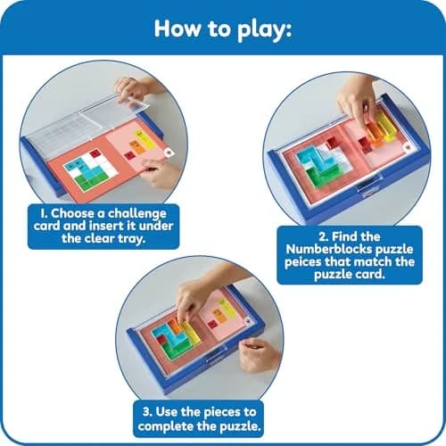 Numberblocks Puzzle Solver Logic Puzzle for Kids Ages 3+ | Math & Critical Thinking Toy thumbnail 4