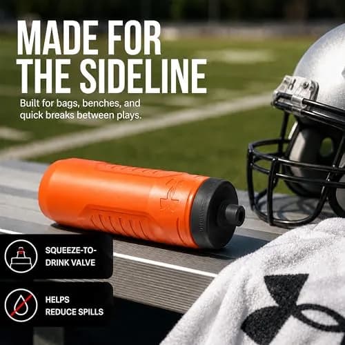 Under Armour Sideline Squeeze Water Bottle 946ml (32 oz) | Quick-Shot Lid for Easy Hydration thumbnail 5