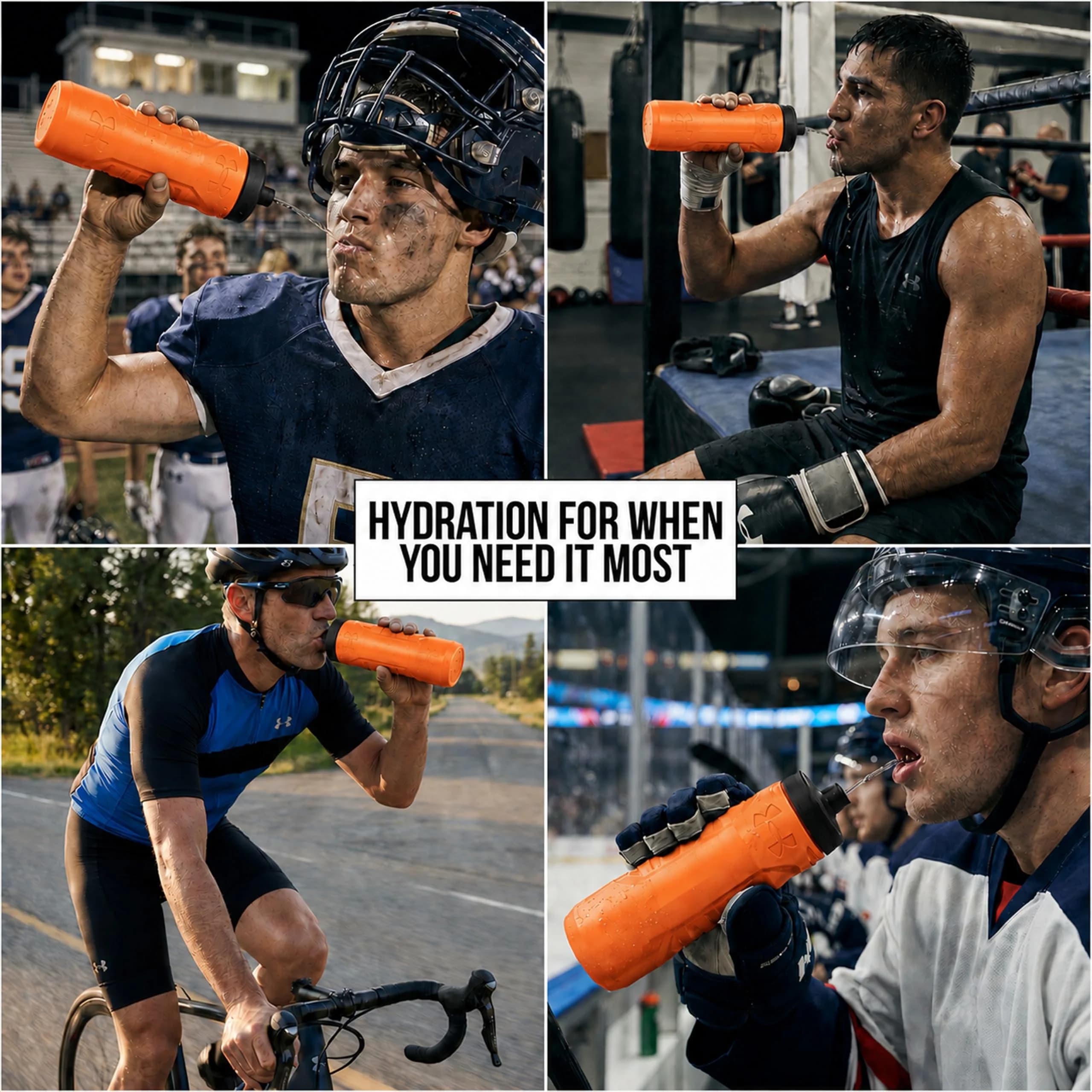 Under Armour Sideline Squeeze Water Bottle 946ml (32 oz) | Quick-Shot Lid for Easy Hydration - view 7