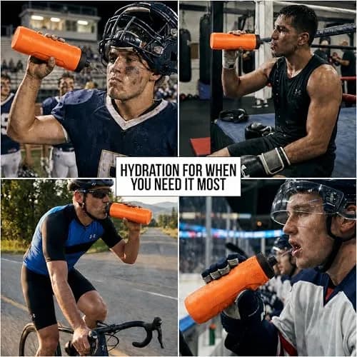 Under Armour Sideline Squeeze Water Bottle 946ml (32 oz) | Quick-Shot Lid for Easy Hydration thumbnail 7
