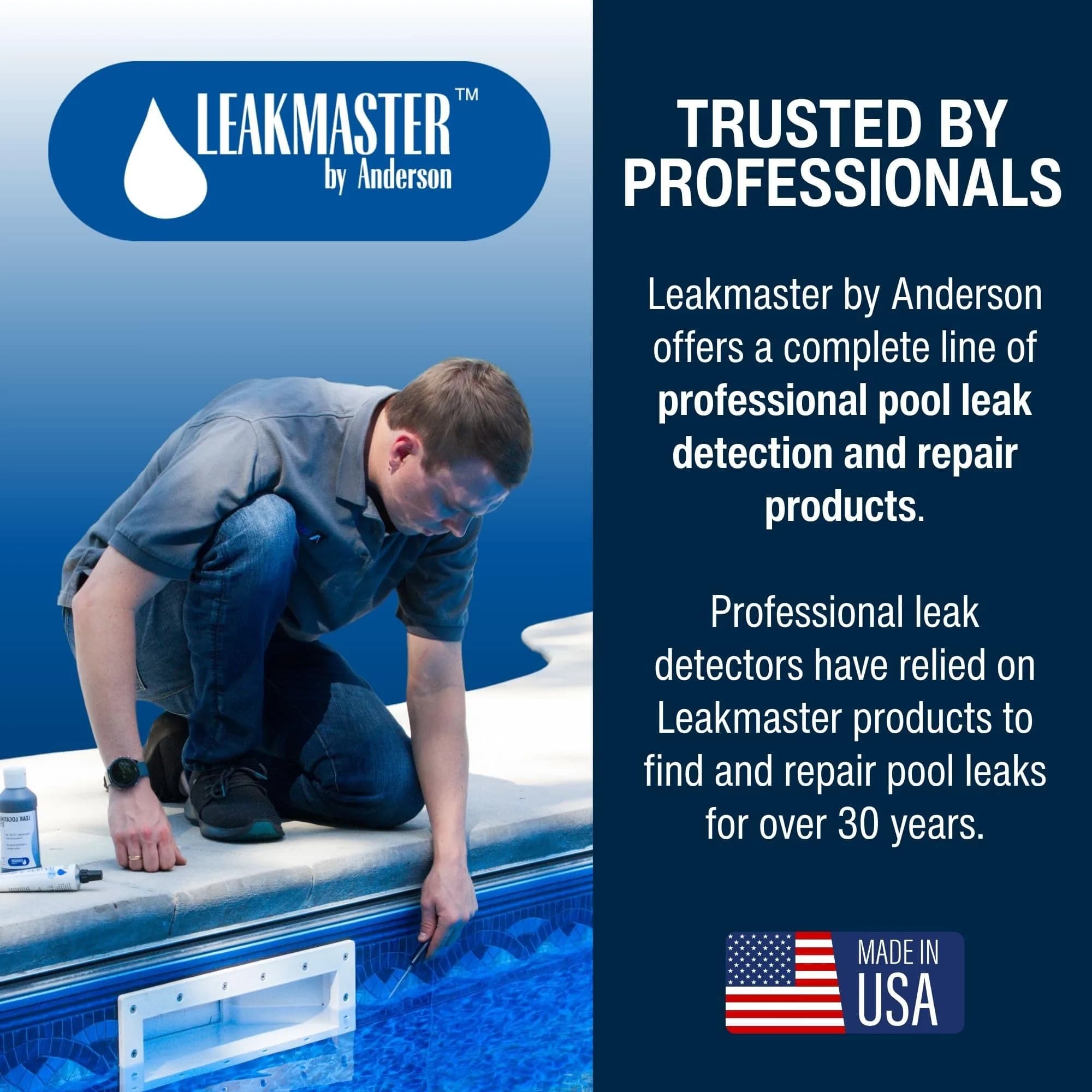 Leakmaster Pool Leak Detection Kit Yellow Dye 8 oz (237 ml) with Reusable Syringe | Professional Water Tracing Tool - view 7