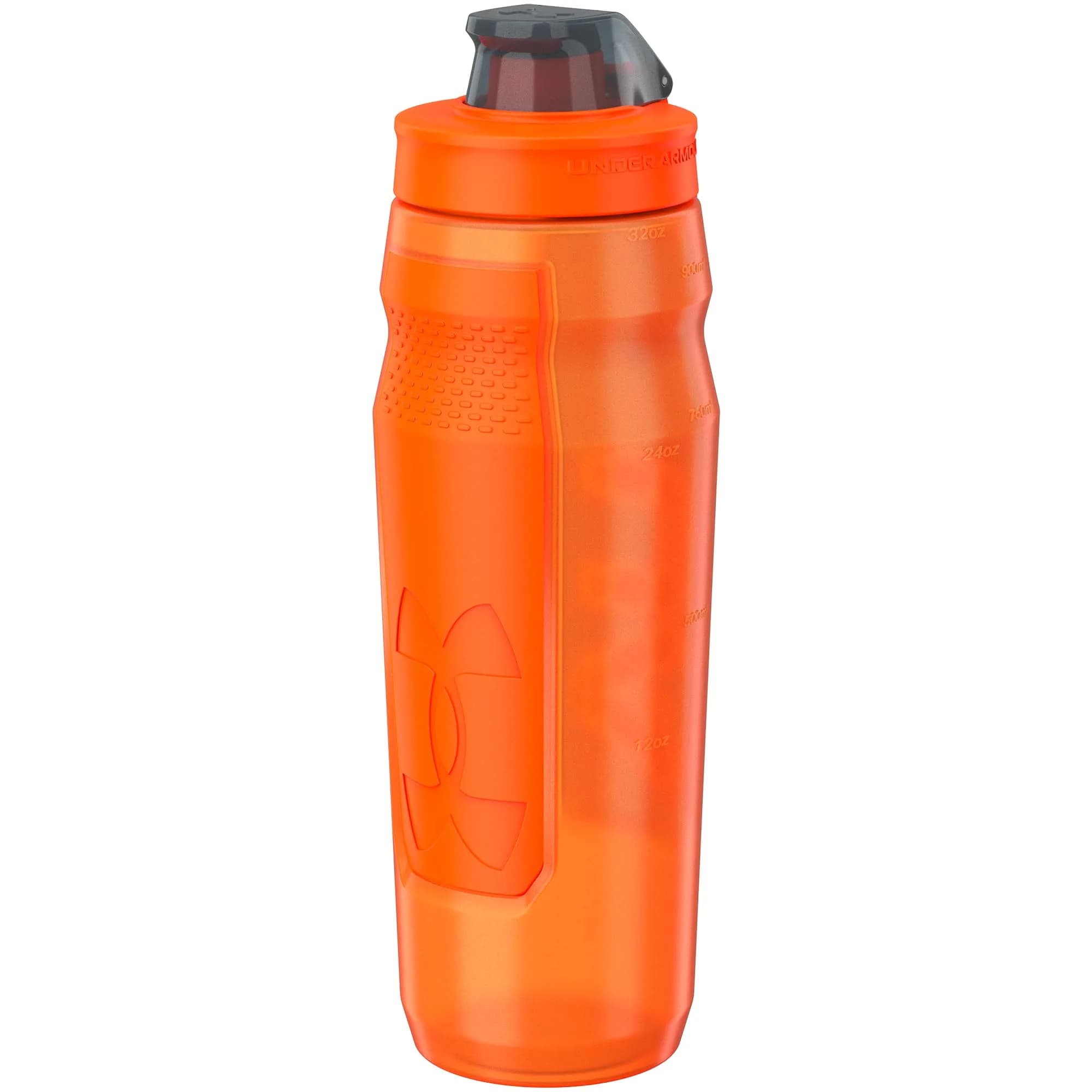 Under Armour 32oz Playmaker Squeeze Water Bottle | Leak-Proof, One-Hand Operation, Blaze Orange