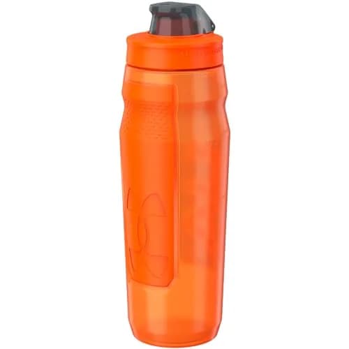 Under Armour 32oz Playmaker Squeeze Water Bottle | Leak-Proof, One-Hand Operation, Blaze Orange thumbnail 1