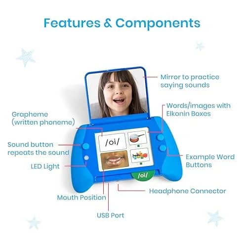 hand2mind Talking Mirror My Sounds Phoneme Set, Ages 3+ | Phonemic Awareness & Early Literacy thumbnail 3