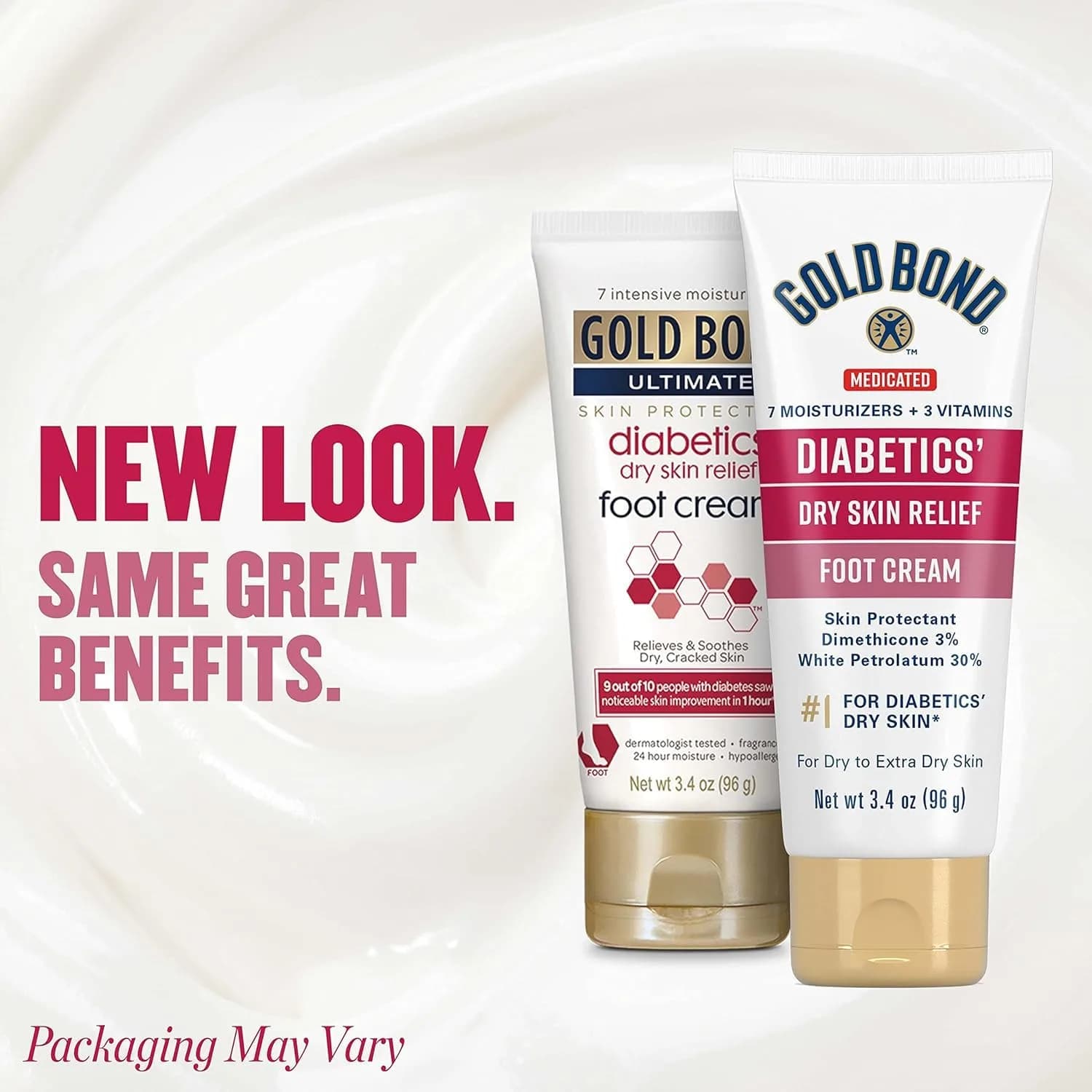 Gold Bond Ultimate Diabetics' Dry Skin Relief Foot Cream 96ml (3.4 oz) | Soothes Skin Discomfort - view 2