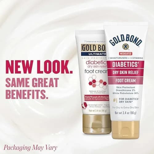 Gold Bond Ultimate Diabetics' Dry Skin Relief Foot Cream 96ml (3.4 oz) | Soothes Skin Discomfort thumbnail 2
