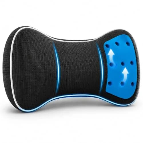 Samsonite Infused-Gel Car Neck Pillow with Airflow Memory Foam | Support & Cooling for Long Drives thumbnail 1