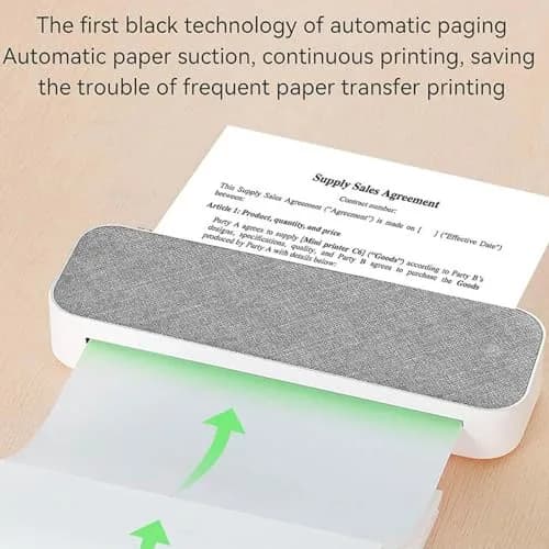 Pomya A4 Thermal Printer Paper 210x297mm | Compatible with Portable Printers, 100 Sheets thumbnail 4