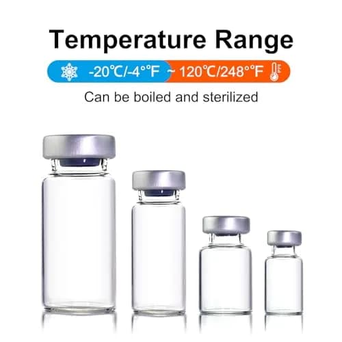 Knixxo 2ml Sealed Sample Glass Vials with Self-Healing Injection Port, 10 Pack (2ml / 0.067 Fl Oz) thumbnail 4