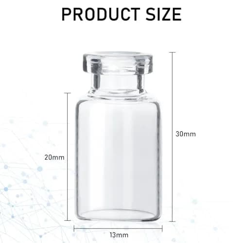 Knixxo 2ml Sealed Sample Glass Vials with Self-Healing Injection Port, 10 Pack (2ml / 0.067 Fl Oz) thumbnail 3