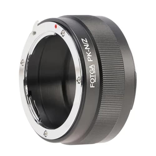 FOTGA Lens Mount Adapter Ring for Pentax PK K Mount to Z-Mount | Manual Focus, Full Metal, Supports Infinity Focus thumbnail 2