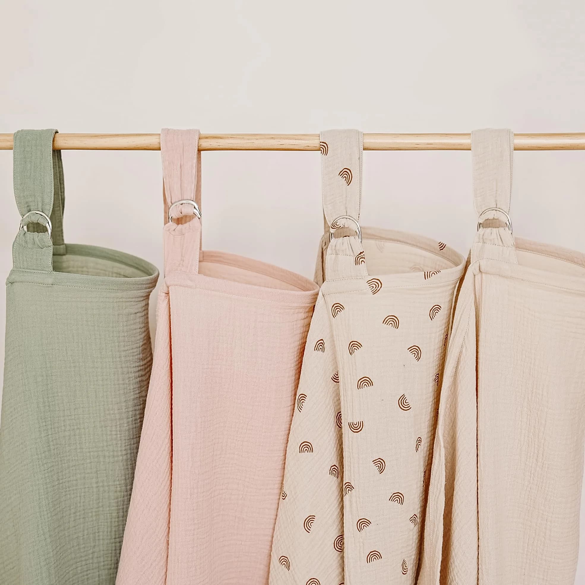 MairMore 100% Muslin Cotton Nursing Cover Ivory 44 x 28 inches | Breathable & Soft for Moms & Babies - view 7