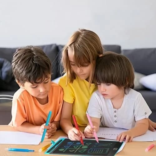 Yemotopro Replacement Stylus Drawing Pen for LCD Writing Tablets | Colorful 6 PCS Kids Drawing Stylus with Elastic Lanyards thumbnail 6
