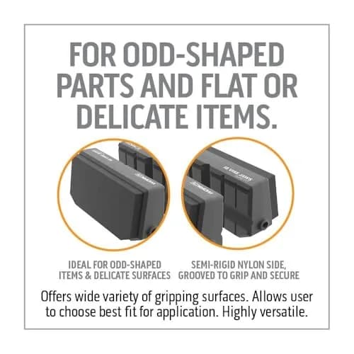 WORK IQ TOOLS Sure-Fit Vise Jaws | Reversible, Upgraded for Odd-Shaped & Delicate Items | Compatible with IQ Vise thumbnail 5