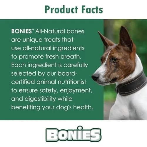 Bonies Skin & Coat Treats for Dogs | Promotes Healthy Skin & Lustrous Coat, 0.7 Oz thumbnail 7