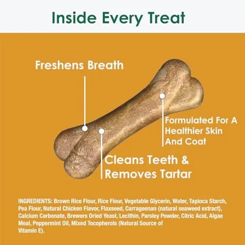Bonies Skin & Coat Treats for Dogs 7oz | Promotes Healthy Skin & Shine thumbnail 2