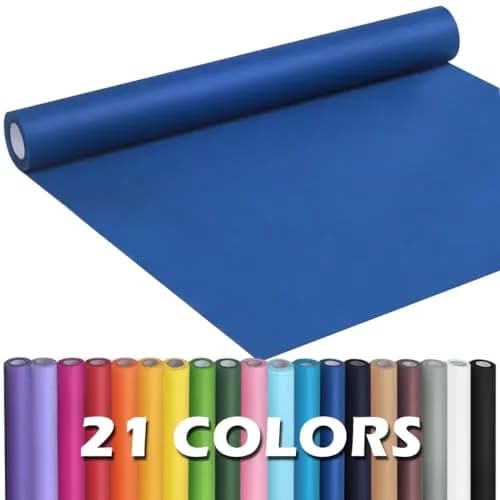 PH PERKHOMY Blue Kraft Paper Roll 17.5" x 80' | Versatile Gift & Craft Wrap (110 chars) thumbnail 1