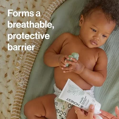 The Honest Company Diaper Rash Cream Zinc Oxide Ointment 170g (6 oz) | Hypoallergenic & NEA Recognized thumbnail 3