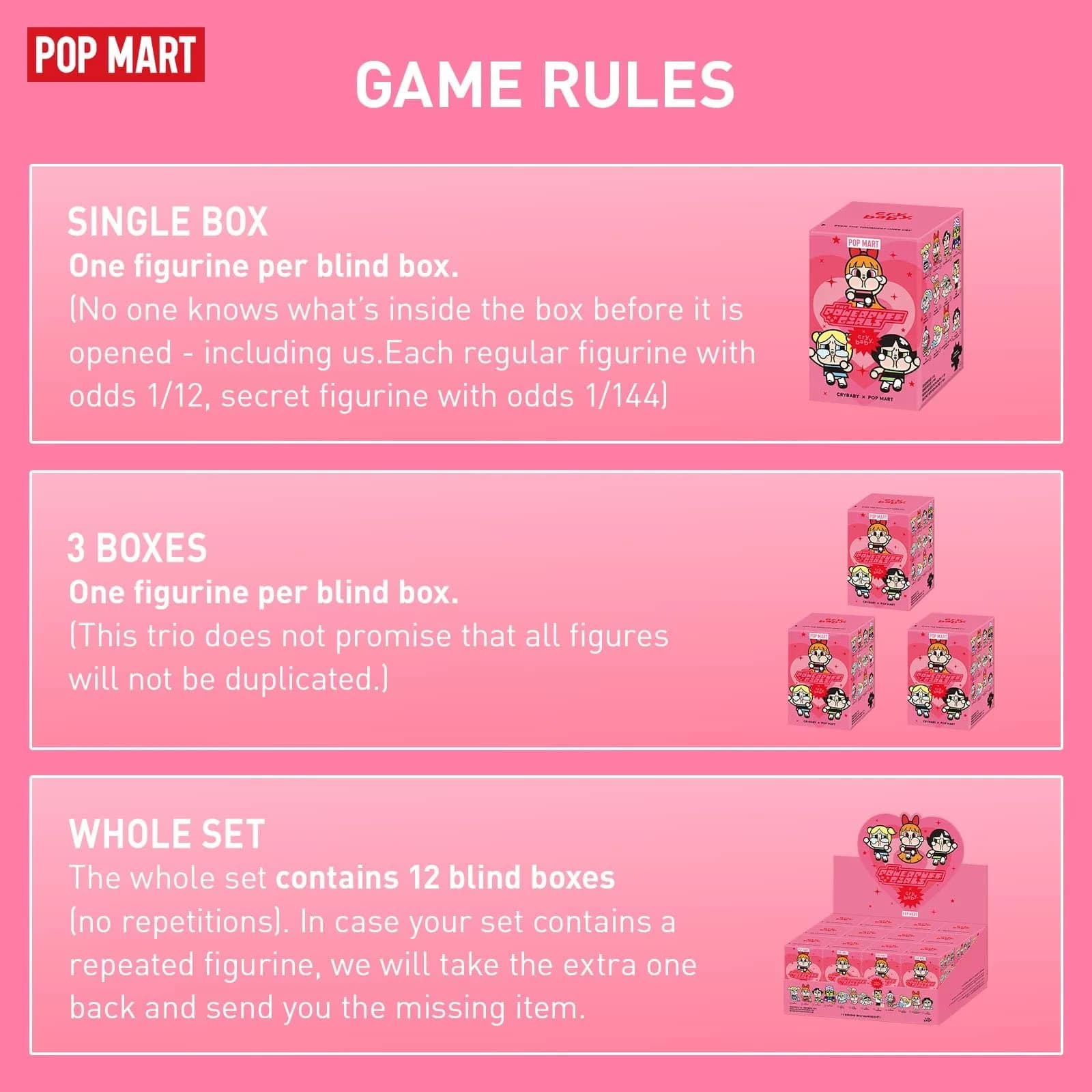 POP MART Crybaby x Powerpuff Girls Series Blind Box Figure | ASTM-Tested Non-Toxic PVC Plastic Toy - view 2
