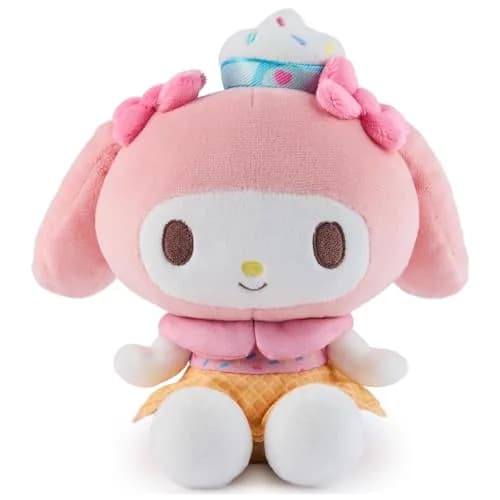 GUND Sanrio My Melody Ice Cream Plush Toy 6-Inch | Soft, Collectible, for Ages 1+ thumbnail 1