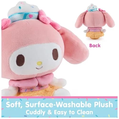 GUND Sanrio My Melody Ice Cream Plush Toy 6-Inch | Soft, Collectible, for Ages 1+ thumbnail 4