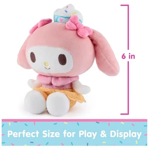 GUND Sanrio My Melody Ice Cream Plush Toy 6-Inch | Soft, Collectible, for Ages 1+ thumbnail 5