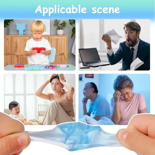 Sketsia Sensory Toys 24 Pcs Cube Squishy Fidget Stress Toys for Adults Kids | Stress Relief & Autism Aid thumbnail 5