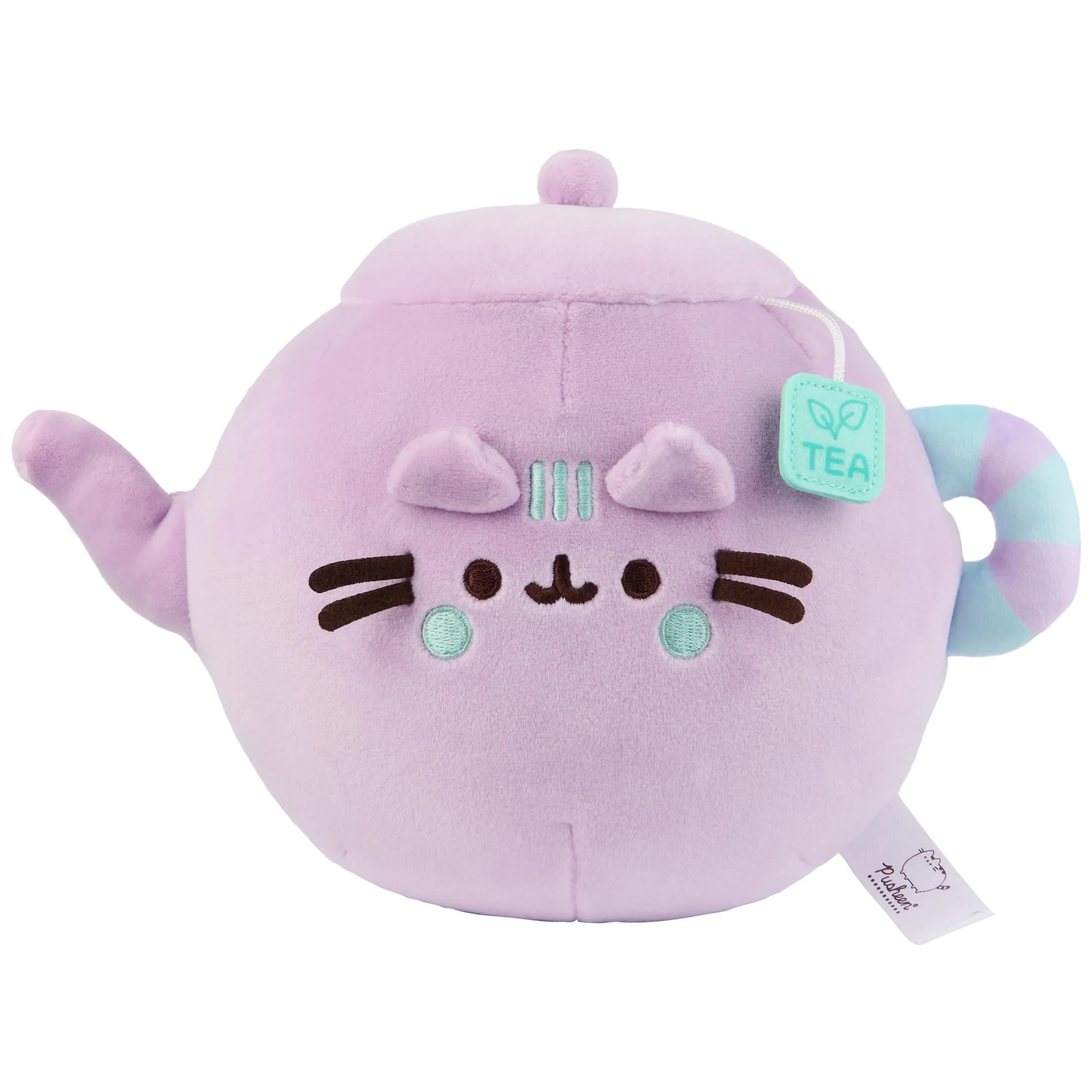 GUND Pusheen Tea Pot Squisheen 6-Inch Squishy Plush Toy | Adorable Lazy Cat Collectible - main product image