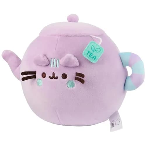 GUND Pusheen Tea Pot Squisheen 6-Inch Squishy Plush Toy | Adorable Lazy Cat Collectible thumbnail 3