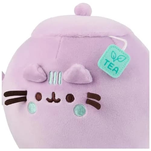 GUND Pusheen Tea Pot Squisheen 6-Inch Squishy Plush Toy | Adorable Lazy Cat Collectible thumbnail 4