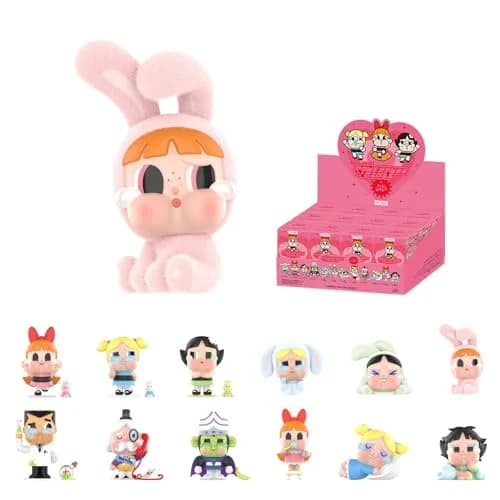 POP MART CRYBABY x Powerpuff Girls Series Blind Box Figures Whole Set | ASTM-Tested Non-Toxic Toy Figures for Kids 3-18 Years thumbnail 1