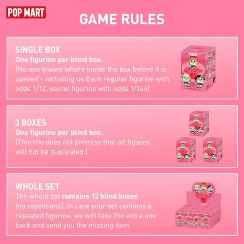 POP MART CRYBABY x Powerpuff Girls Series Blind Box Figures Whole Set | ASTM-Tested Non-Toxic Toy Figures for Kids 3-18 Years thumbnail 2