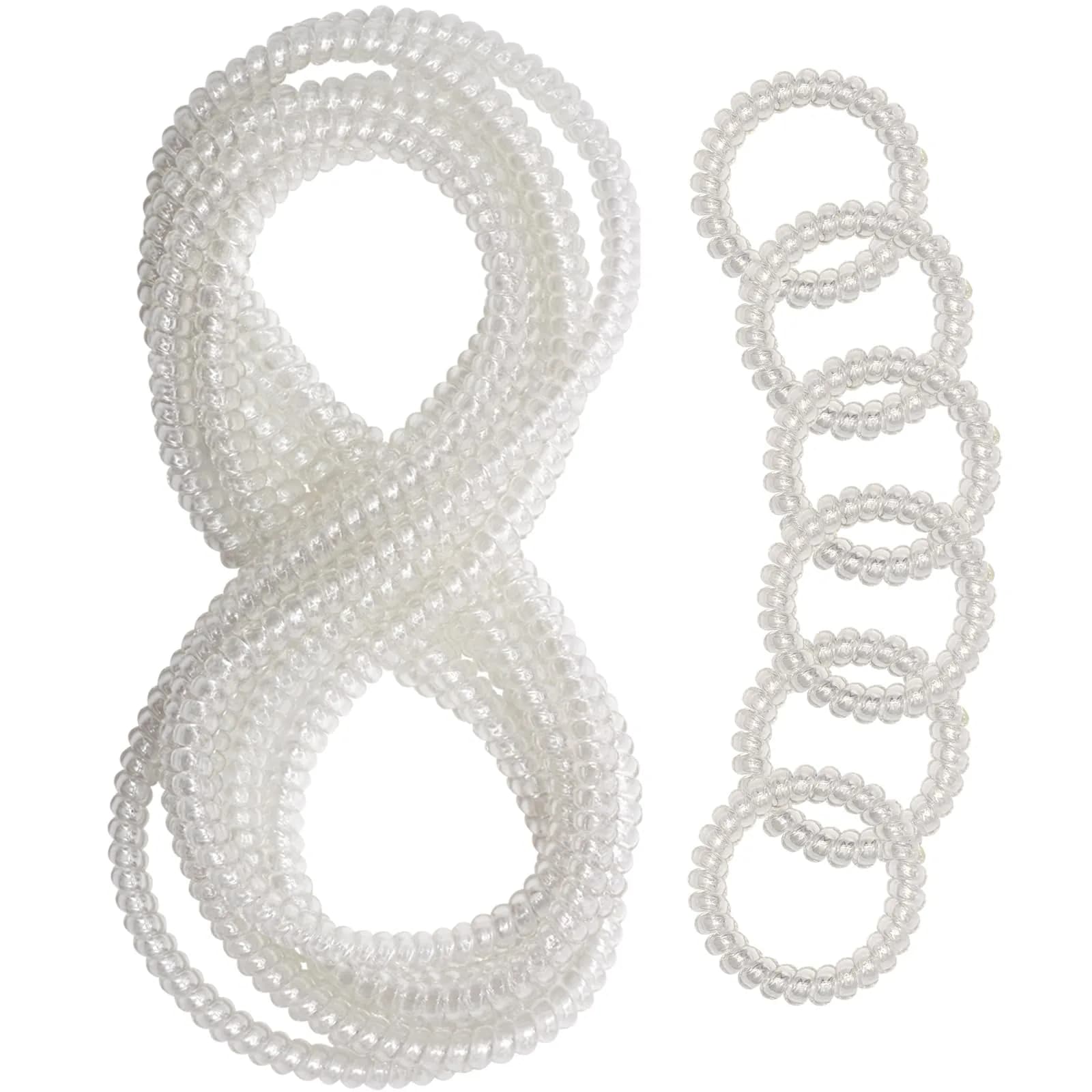 Olugu Clear Coil Chew Necklaces & Bracelets (12 Pcs) | Sensory Oral Motor Teethers for Kids