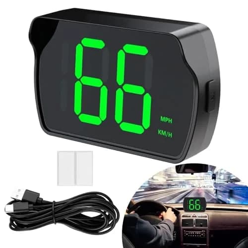 GUGUMO GPS Digital Speedometer for Car | Accurate GPS Speed Readings, Universal Fit, Energy Efficient thumbnail 7