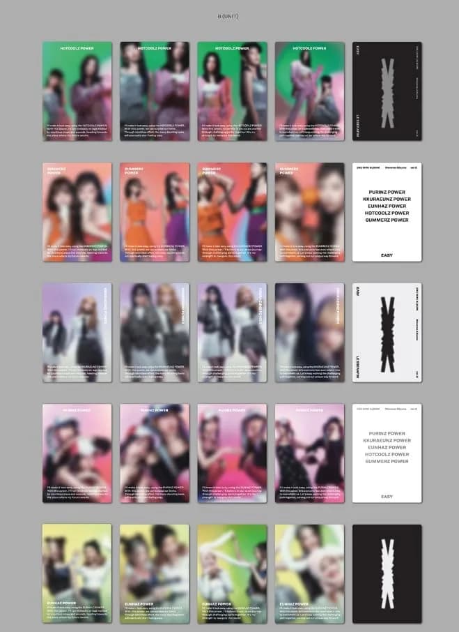DREAMUS LE SSERAFIM EASY 3rd Mini Album Weverse Albums Ver (A) 20 Cards | K-Pop Collectible - view 5